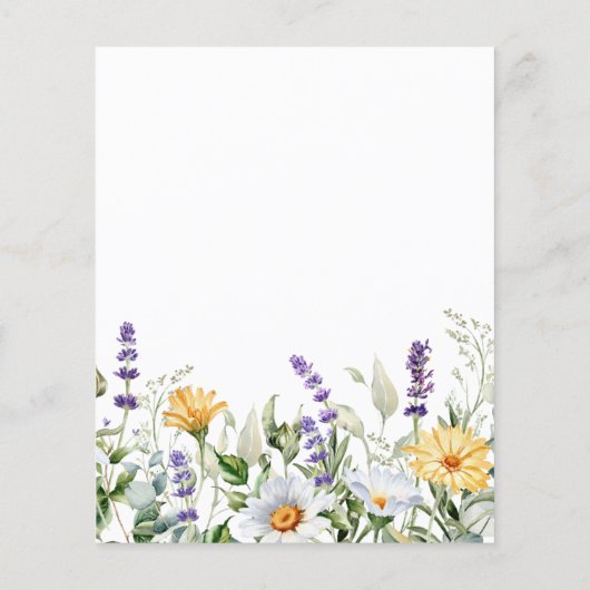 Budget Kamille & Eucalyptus Save the Date Nodig (Achterkant)