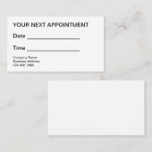Budget Kantoor Afspraak Kaarten Bulk Afsprakenkaartje (Voorkant / Achterkant)
