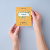 Budget KATHOLIEKE Christelijke TROUWKAART Groene d Flyer (Hand)