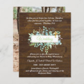 BUDGET katholieke trouwkaarten groen kruis (Voorkant / Achterkant)