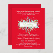 BUDGET Katholieke Trouwkaarten Groene Kruizen (Voorkant / Achterkant)