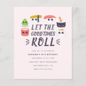 Budget Kawaii Sushi Rolls Birthday Party (Voorkant)