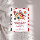 Budget Kermis Circus Show & Dieren Verjaardag Kaart