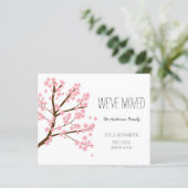 Budget Kersenbloesem Sakura Boom We Zijn Verhuisd (Staand voorkant)