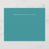 BUDGET kersenfoto TEAL Abstract DATUM OPNEMEN  (Achterkant)