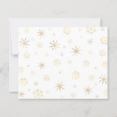 Budget Kerst Foto Rood Goud Vrede Liefde Kaart (Achterkant)