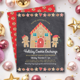 Budget Kerst Gingerbread Koekfeestje Krijtbord Uit