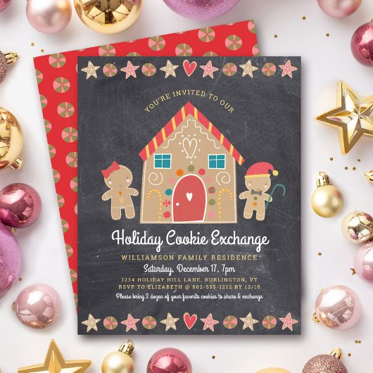 Budget Kerst Gingerbread Koekfeestje Krijtbord Uit