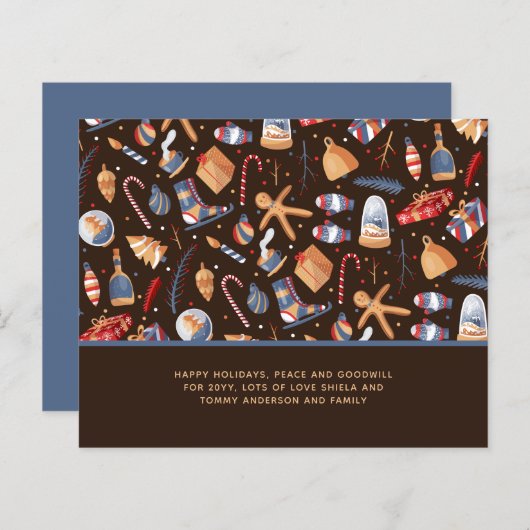 Budget Kerst Hygge Leven Scandinavische Folk Art (Voorkant / Achterkant)