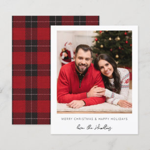 Budget Kerst of Vakantie Instant Foto met Schotlan