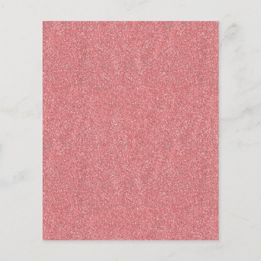 Budget Kerst Roos Goud Roze Glitter Foto (Achterkant)