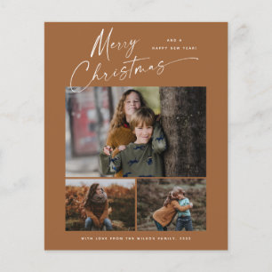 Budget Kerst Script 3 Foto Kerstkaart