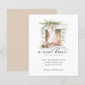 BUDGET Kerst Stocking Een Nieuw Huis Verhuizen (Voorkant / Achterkant)