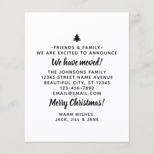 Budget kerstboom Home Photo Holiday Movement (Achterkant)