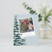 Budget Kerstboom Hulst & Instant Foto Blauw V2 (Staand voorkant)