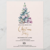 Budget Kerstboom Vakantie Party Flyer (Voorkant)