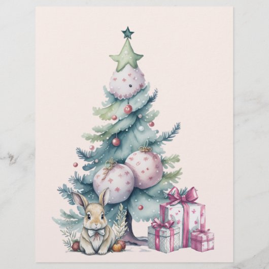 Budget Kerstboom Vakantie Party Flyer (Achterkant)