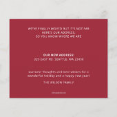 Budget kerstboom We hebben fotokaarten verplaatst (Achterkant)