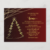 Budget kerstboom We hebben vakantievakantie-Kaart (Voorkant)