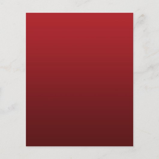 Budget kerstboomfeest Red Holiday Uitnodiging (Achterkant)