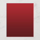 Budget kerstboomfeest Red Holiday Uitnodiging Flyer (Achterkant)