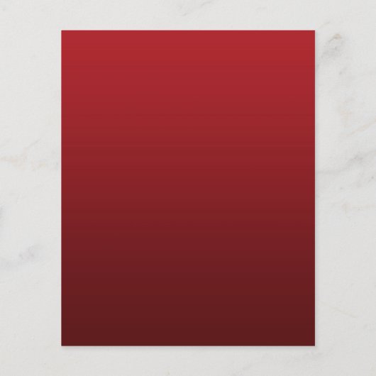 Budget kerstboomfeest Red Holiday Uitnodiging Flyer (Achterkant)