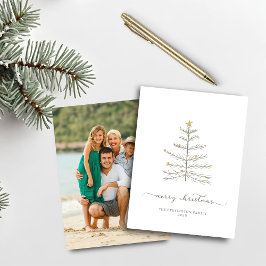 Budget kerstboomhandschrift