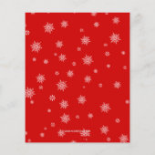 Budget kerstboomvloed Moving Holiday Kaart (Achterkant)