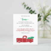 Budget kerstboomwagen We hebben Kaarten verplaatst (Staand voorkant)