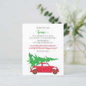 Budget kerstboomwagen We hebben vakantievakantie-K (Staand voorkant)