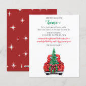 Budget kerstboomwagen We hebben vakantievakantie-K (Voorkant / Achterkant)