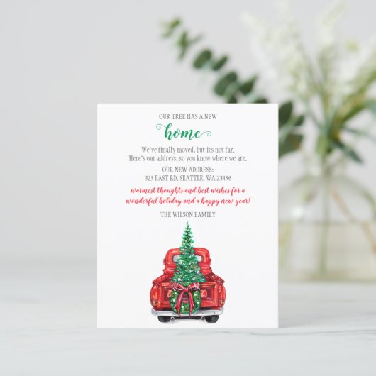 Budget kerstboomwagen We hebben vakantievakantie-K (Staand voorkant)