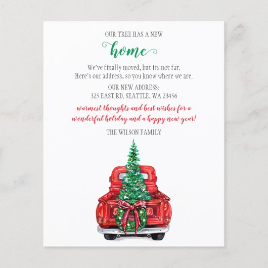 Budget kerstboomwagen We hebben vakantievakantie-K (Voorkant)