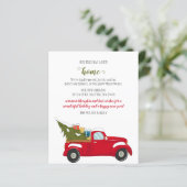 Budget kerstboomwagen We hebben vakantievakantie-K (Staand voorkant)