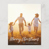 Budget kerstcadeaubon voor overlay-feestdag (Voorkant)