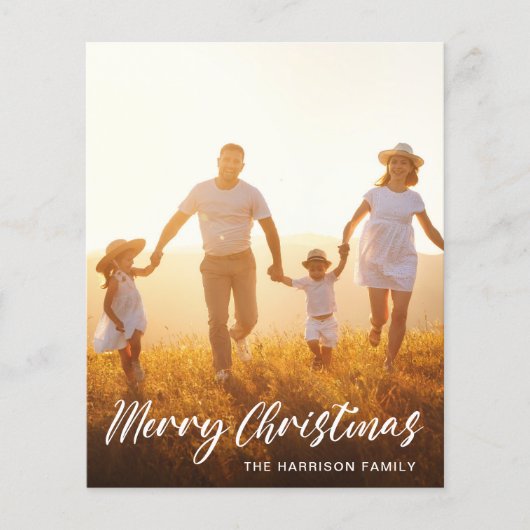 Budget kerstcadeaubon voor overlay-feestdag (Voorkant)