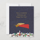 Budget kerstcadeaukaart voor de Town Folk Art Vaka (Achterkant)