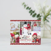 Budget kerstcadeautje Elf 5-fotofeestdag (Staand voorkant)