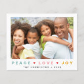 Budget kerstcadeautje Vredesliefde Joy Foto Holida (Voorkant)