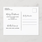 Budget kerstdieren Dog Cat Puppy Kitten Kaart (Achterkant)