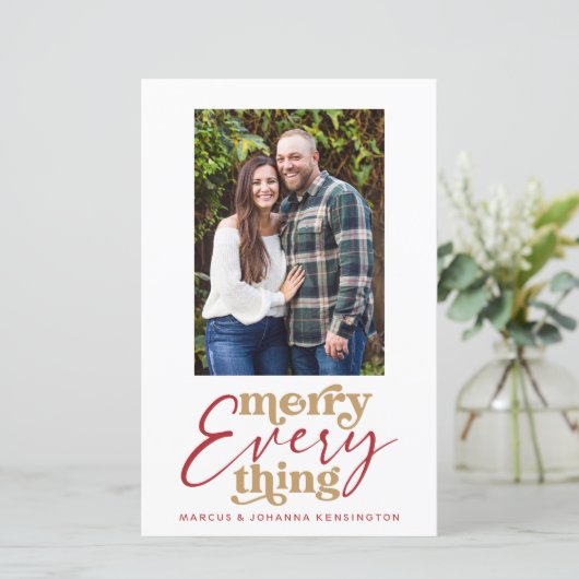 Budget kerstfeest Alles feestdag foto (Staand voorkant)