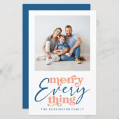 Budget kerstfeest Alles feestdag foto (Voorkant / Achterkant)