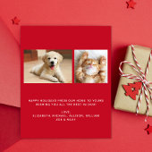 Budget kerstfeest Vrede 3-fotokaart