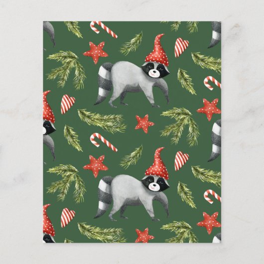 Budget kerstfeestdag feestdag (Achterkant)