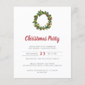 Budget kerstfeestdag flyer (Voorkant)