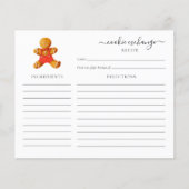 Budget kerstfeestdag Koekjeswisselaar - Ontvanger (Voorkant)