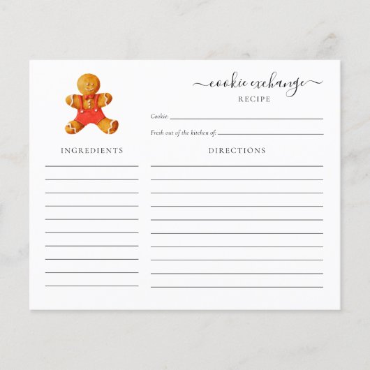 Budget kerstfeestdag Koekjeswisselaar - Ontvanger  (Voorkant)