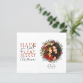 Budget kerstfeestdag met grote kerstmis (Staand voorkant)