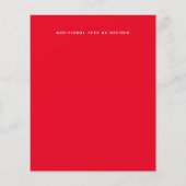 Budget kerstfeestelijke (Achterkant)