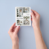 BUDGET kerstfeestelijke fotokaart Flyer (Hand)